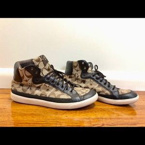 Coach hightop sneakers